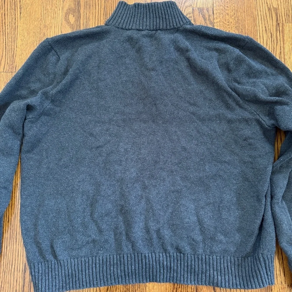 Polo by Ralph Lauren Gray 1/4 Zip Sweater Size XXL